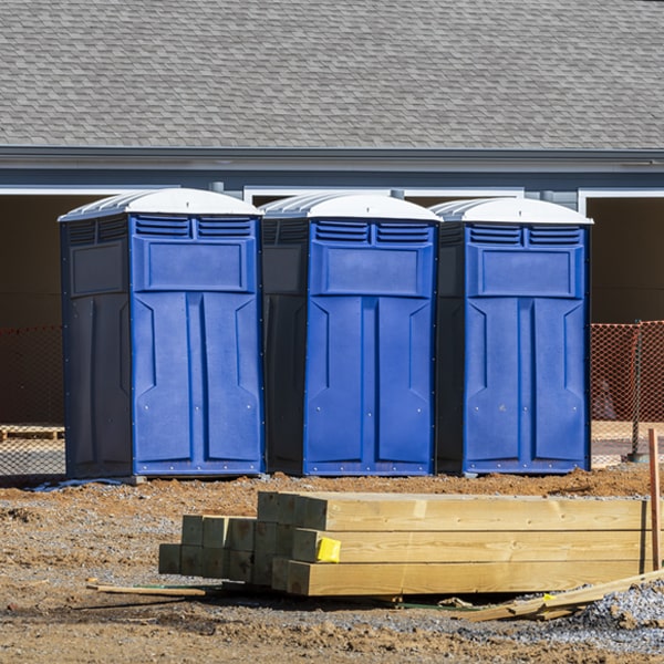 how can i report damages or issues with the portable restrooms during my rental period in Dadeville Alabama